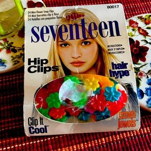 Seventeen magazine brand flower hair clips from 1998